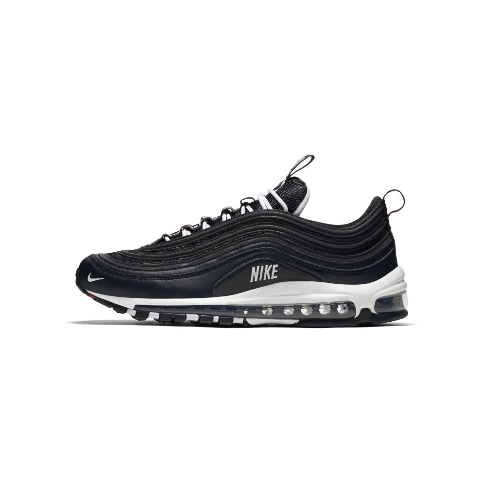 Nike Air Max 97 Overbranding Black Black/White-Varsity Red (312834-008)