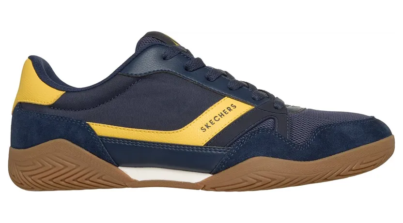 Skechers Zinger Evo – Debut Brace Sneaker Marine/Geel