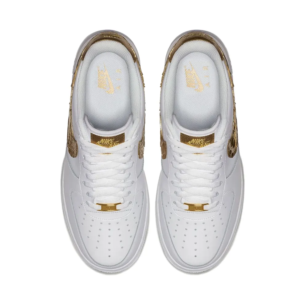 Nike Air Force 1 Low White CR7 Christiano Ronaldo Golden Patchwork (AQ0666-100)