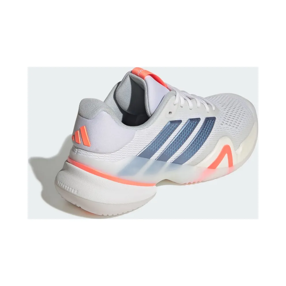 Adidas Barricade 14 Tennis Shoes Cloud White / Halo Blue / Beam Orange (JR1765)