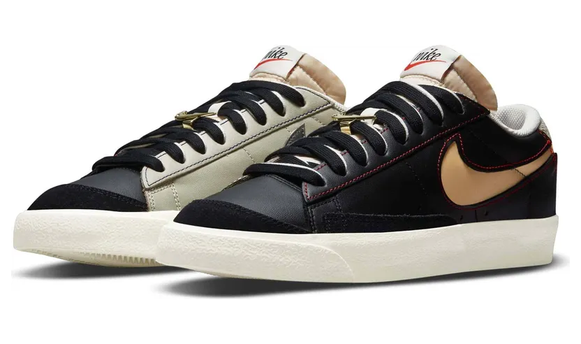 Nike Sportswear Blazer Low ’77 Premium Herren Sneaker schwarz (DH4370-001)