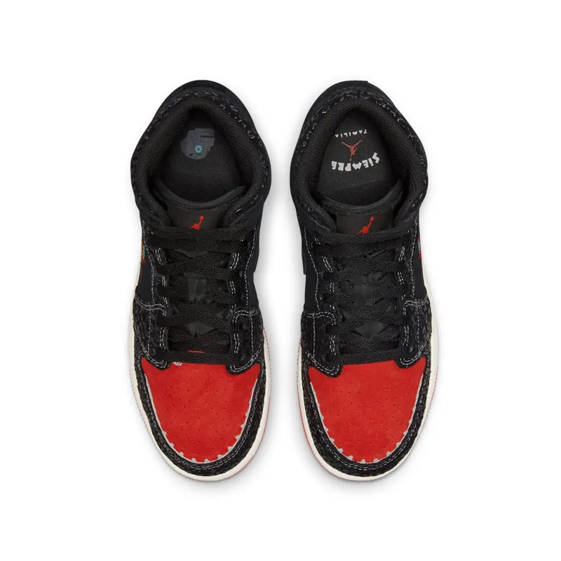 Jordan 1 Mid Siempre Familia (GS) (DN5121-001)