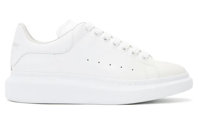 Alexander McQueen White and Blue Gradient Oversized Sneakers (645867WHZ4N)
