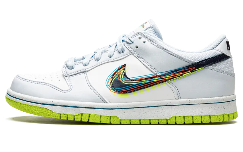 Nike Dunk Low (GS) “3D Swoosh” (DV3478-100)