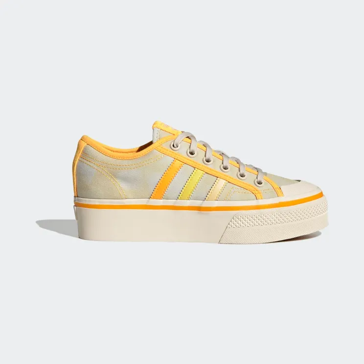 adidas Nizza Platform Almost Yellow / Orange Tint / Wonder White (GX4607)