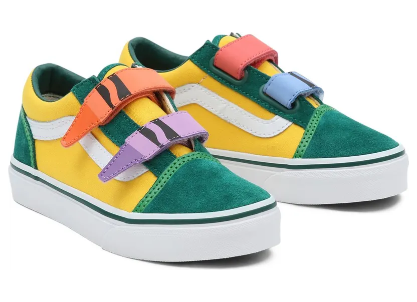 VANS Vans X Crayola Old Skool Velcro Kinderschoenen Multicolour (VN0A5EDZARR)