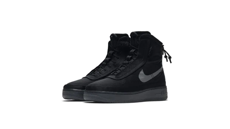 Nike Air Force 1 Shell Black (W) Black/Graphite (BQ6096-001)
