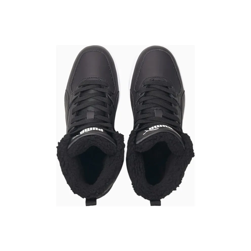 Puma Rebound Joy Fur White/Black (375477-01)