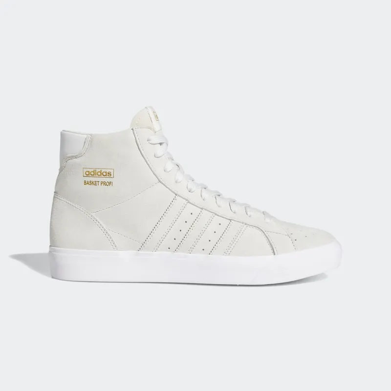 adidas Basket Profi Crystal White / Crystal White / Gold Metallic (FW3104)