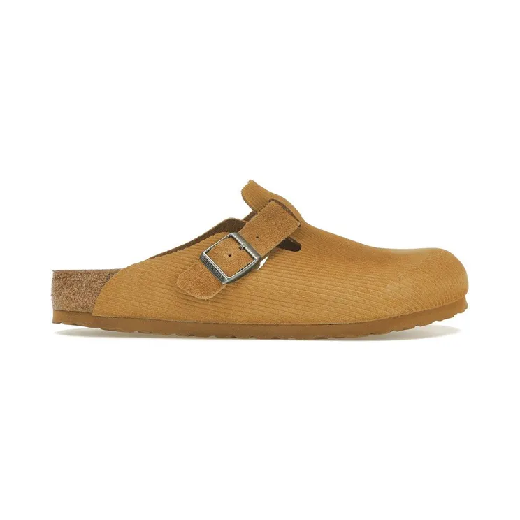 Birkenstock Boston Embossed Corduroy Suede Cork Brown (1025647)