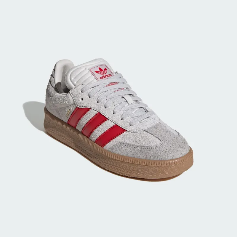 adidas Samba XLG Grey One Better Scarlet Gum (JS3826)