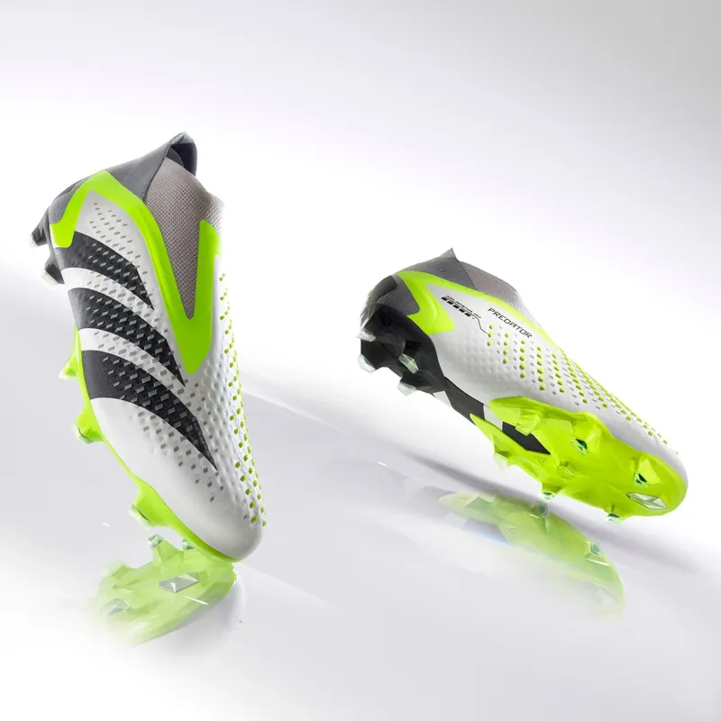 adidas Predator Accuracy+ FG Cloud White Core Black Lucid Lemon (GZ2604)