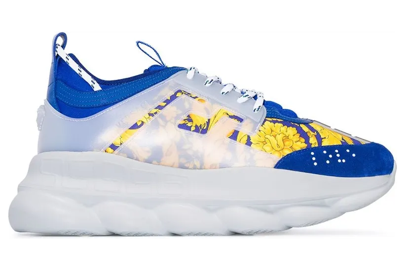 Versace Baroque Chain Reaction Bluette Gold