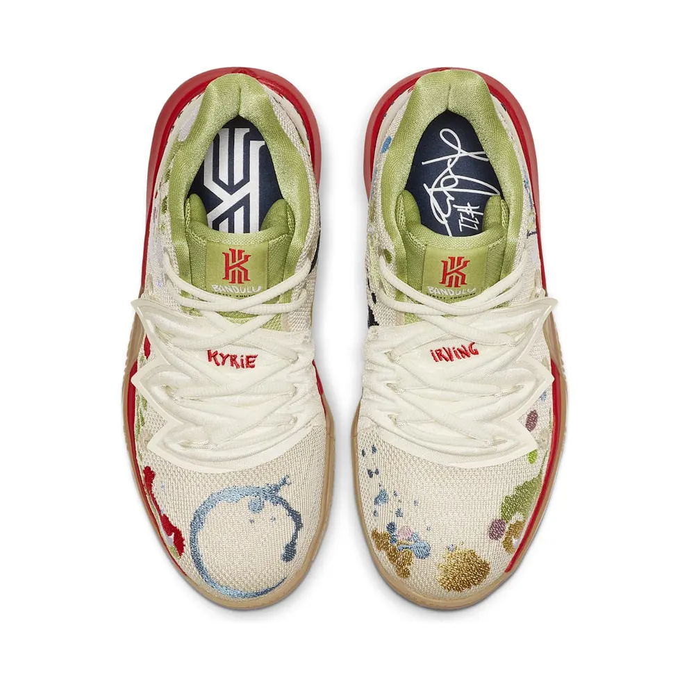 Nike Kyrie 5 Bandulu (GS) Light Bone/Green-Red (CQ4326-100)