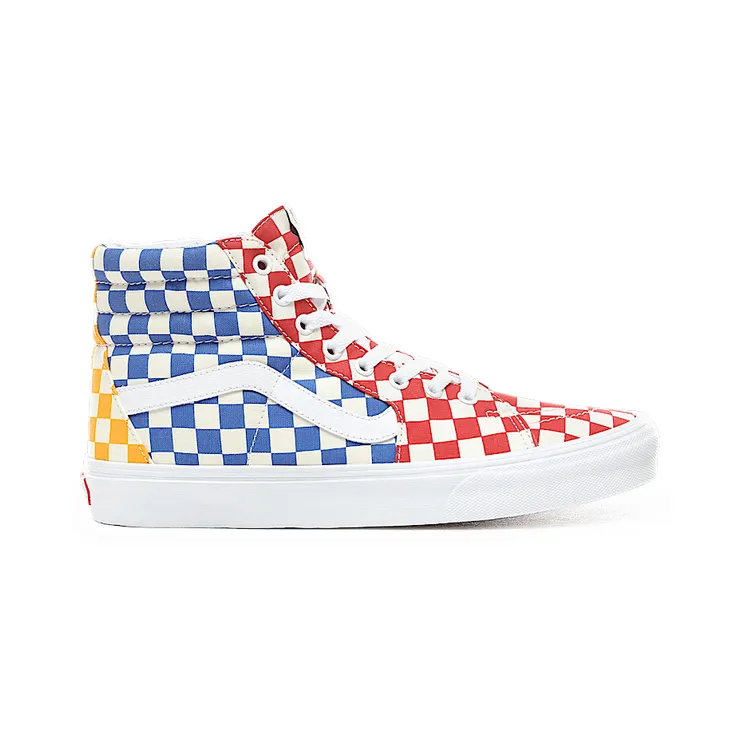 Vans Sk8-Hi ‘Multicolor Checkerboard’ Multi-Color/True White (VN0A38GEVLV)