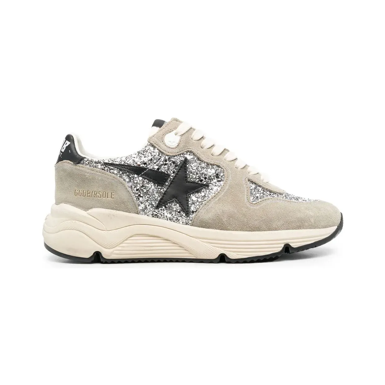 Golden Goose verfraaid met glitter “Grey” (GWF00126F003772)