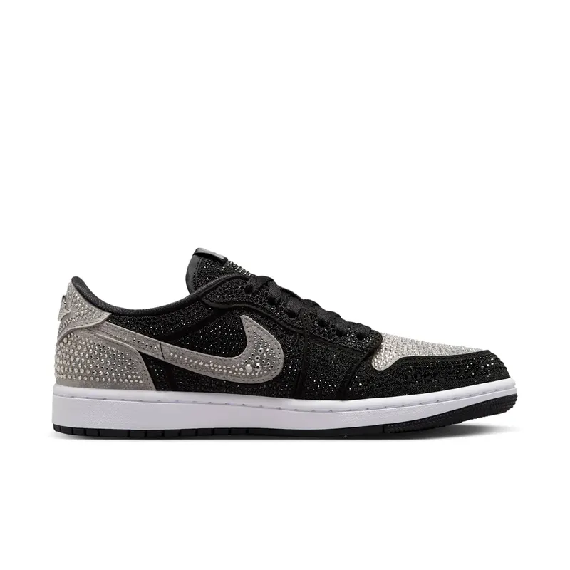 Air Jordan 1 Retro Low OG “Swarovski – Stealth” (HM9208-001)