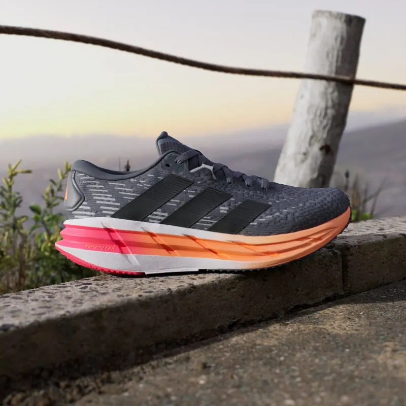 Adidas ADISTAR 4 Running Shoes Onix / Core Black / Lucid Orange (JP6576)
