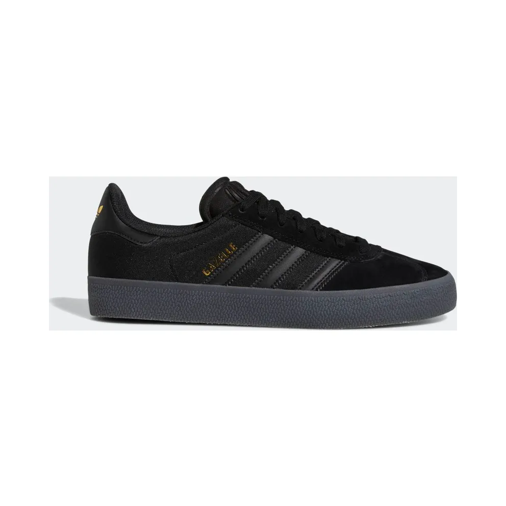 adidas Gazelle ADV Schuh Core Black / Core Black / Gold Metallic (GW3141)