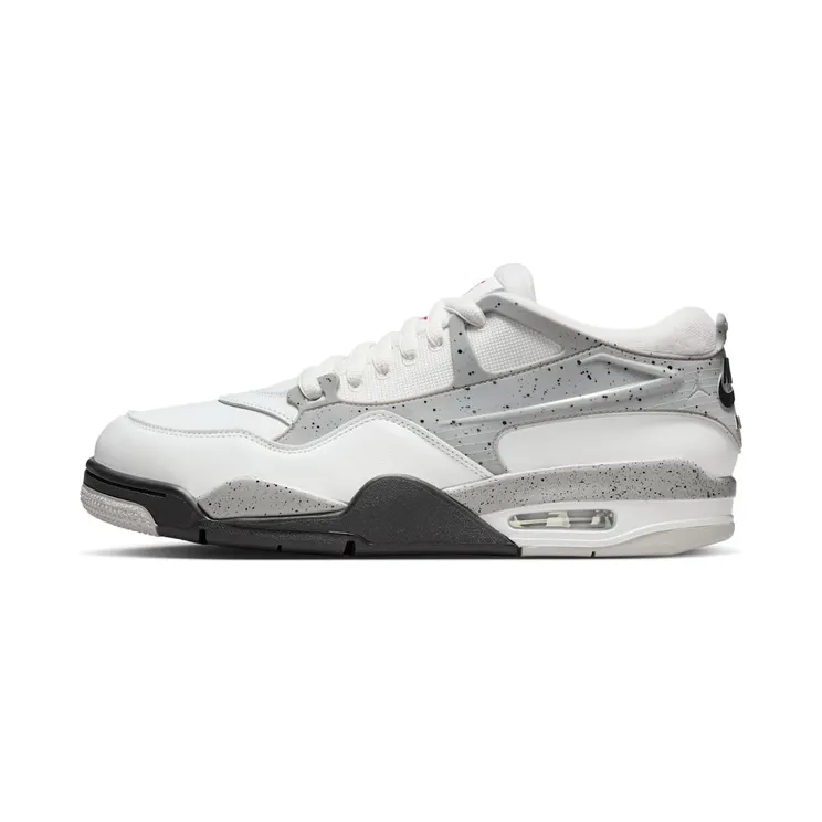 Air Jordan 4 RM White Cement “Summit White / Black / Matte Silver / Fire Red” (IO7434-121)