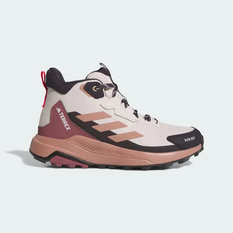 Adidas Terrex Anylander Mid RAIN.RDY Hiking Putty Mauve / Warm Clay / Pure Ruby (JI1323)