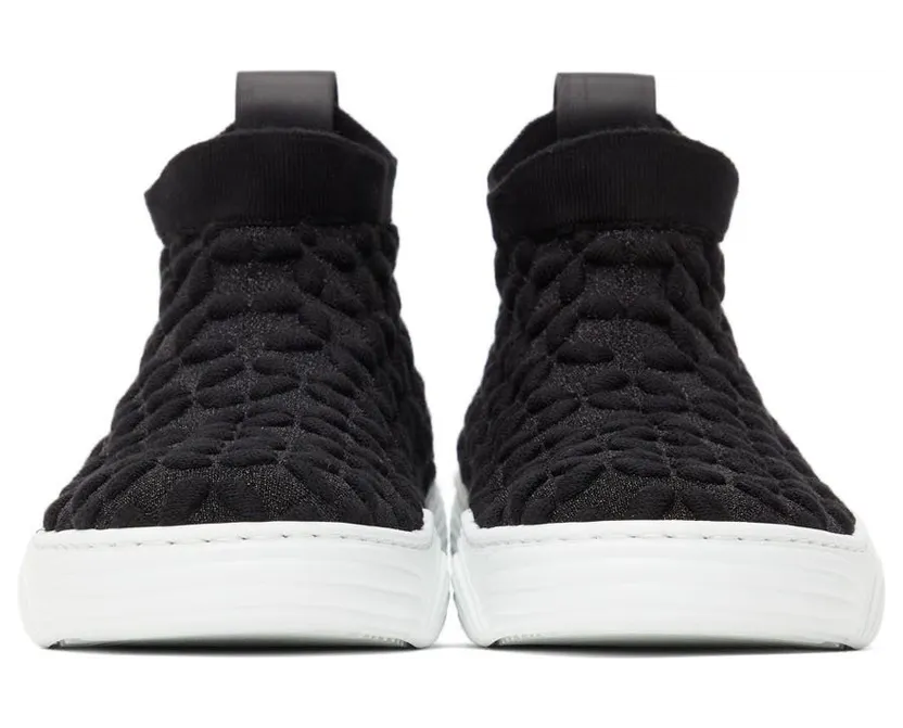 Alaïa Black Sock Sneaker 999 Black (AA3T011TK003) (2)