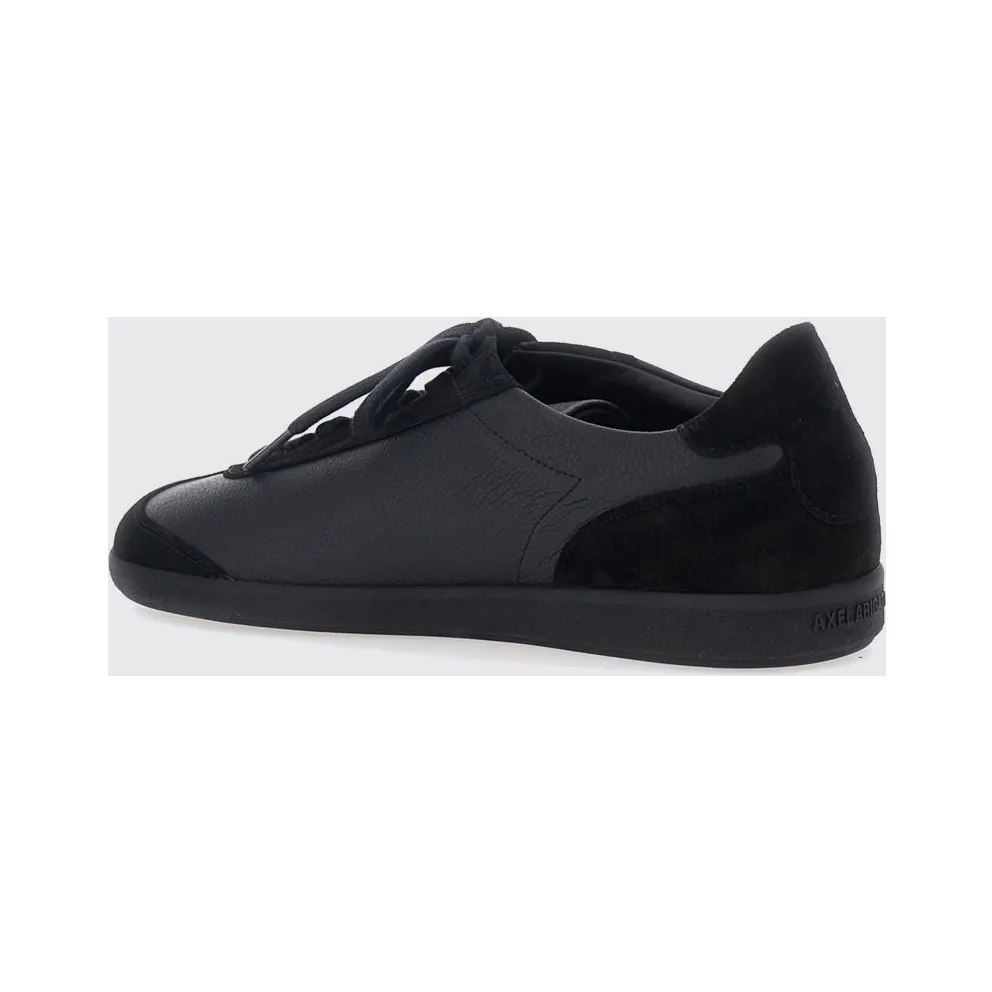 Axel Arigato Zane Low-Top Trainers in Smooth and Suede Calfskin Black (F4066005)