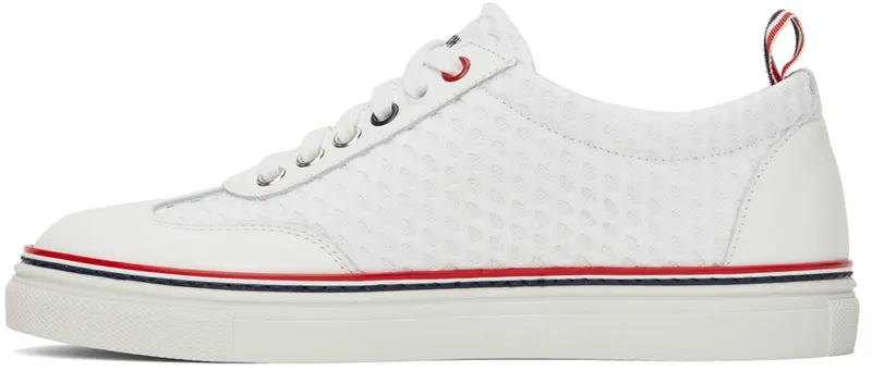 Thom Browne White Leather & Mesh (FFD115A-03193)