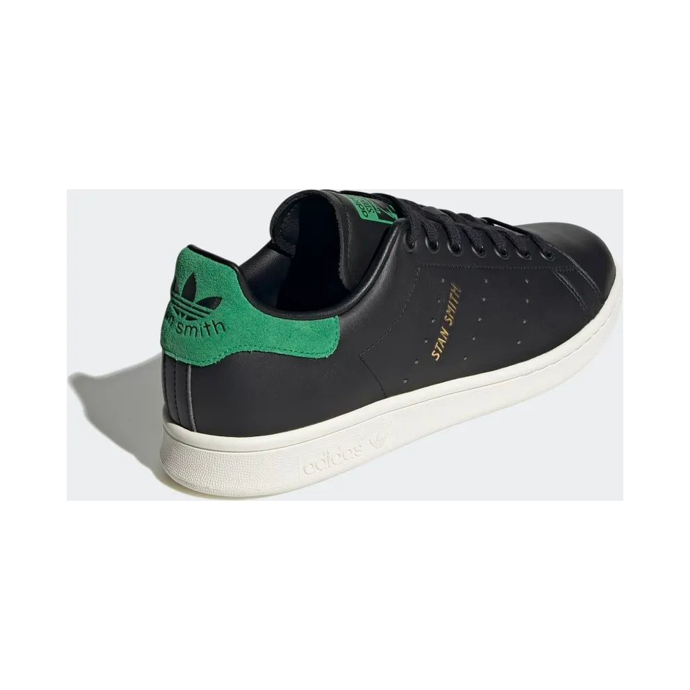 Adidas Stan Smith Core Black / Green / Off White (GZ6314)