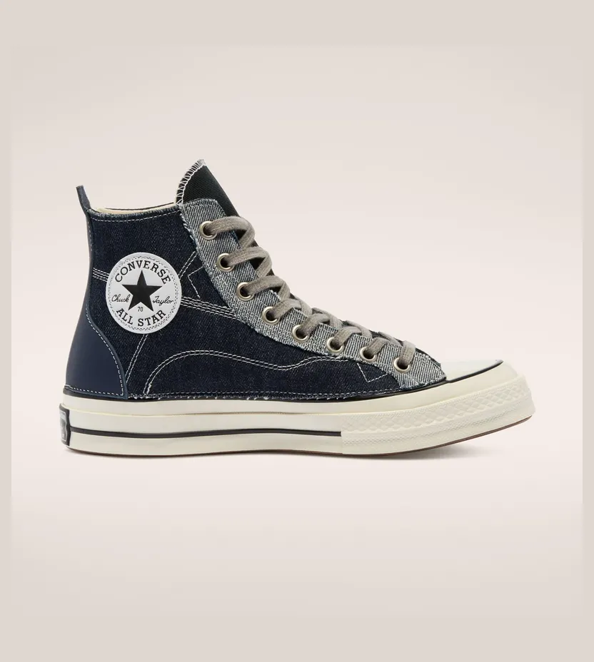 Converse Denim Patchwork Chuck 70 High Top Denim Patchwork (169142C)