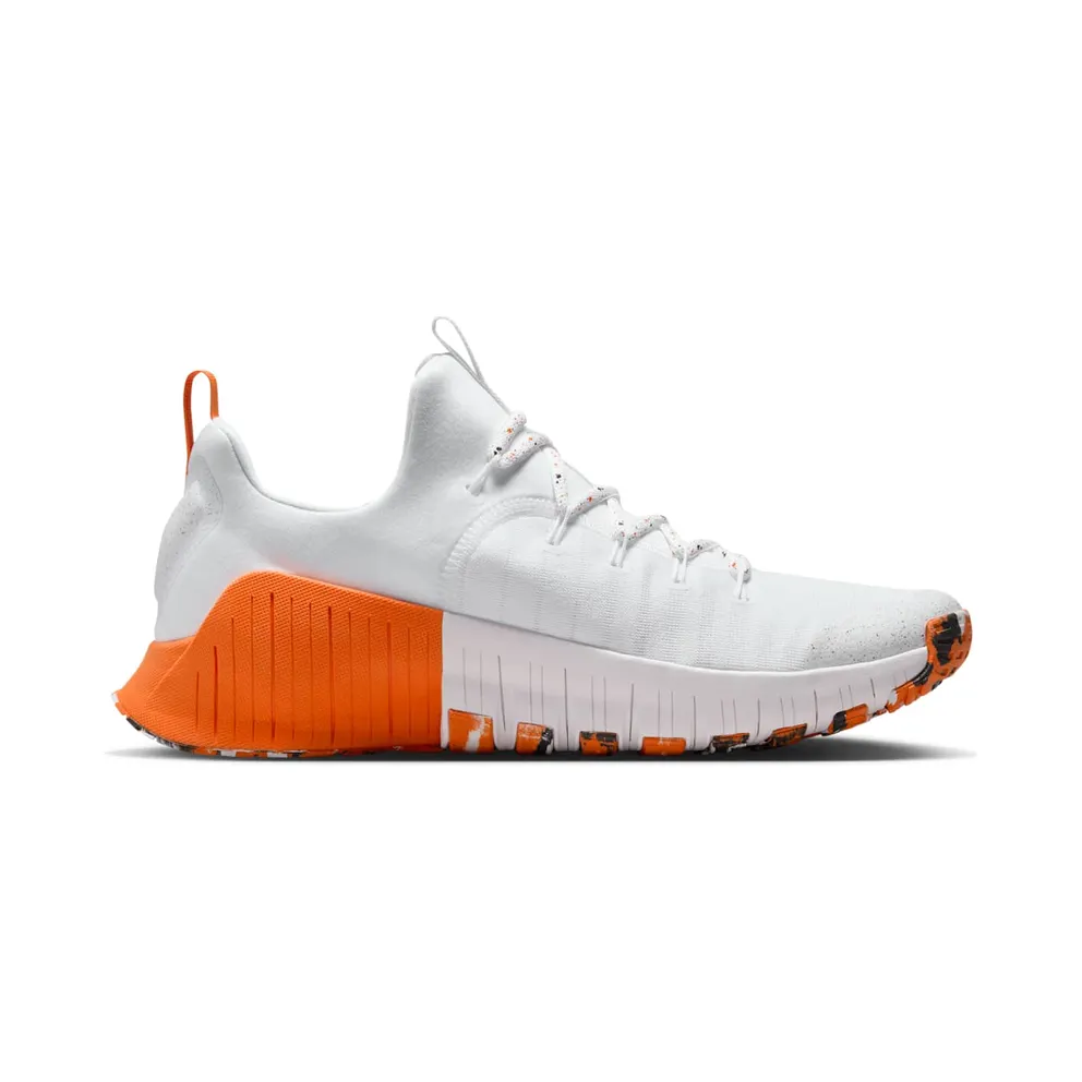 Nike Free Metcon 6 White Safety Orange Black (FJ7127-106)
