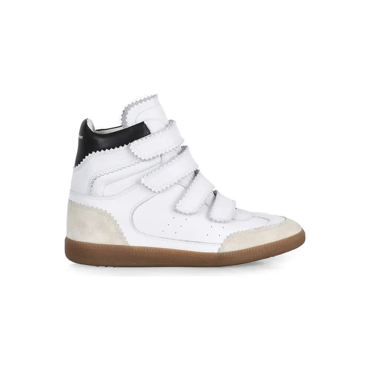 Isabel Marant ‘Bilsy’ High-Top-Sneakers mit verstecktem Wedge-Absatz “Black” (BK0015FAA1E21S)