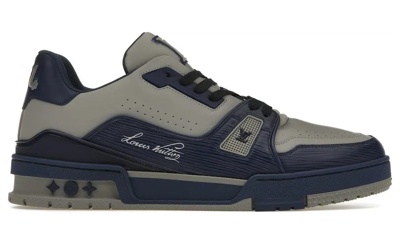 Louis Vuitton LV Trainer Marine Grey (1AA6UZ)
