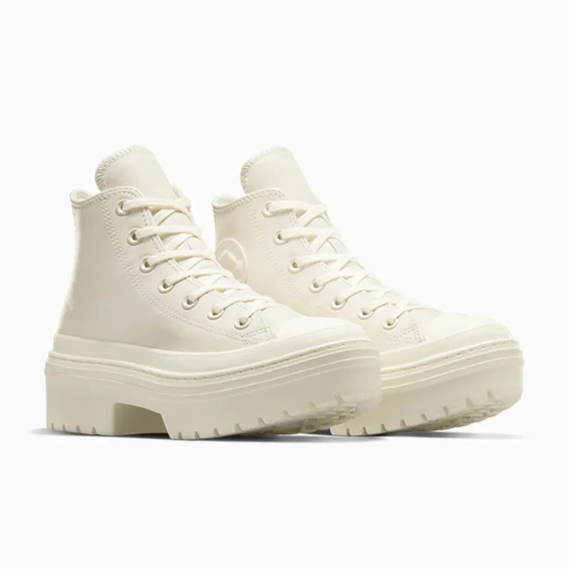 Converse Chuck Taylor All Star Lugged Heel Leather Platform Egret/Egret/Egret (A10370C)