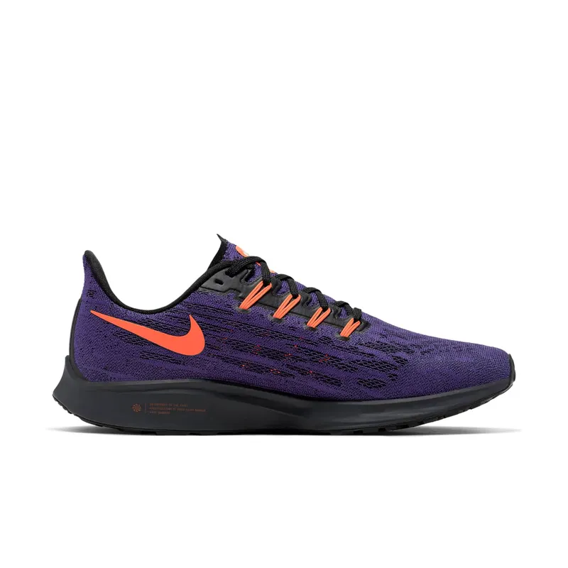 Nike Air Zoom Pegasus 36 Clemson New Orchid/Black-University Orange (CI2064-500)