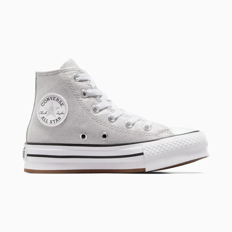 Converse Chuck Taylor All Star EVA Lift Platform Prism Glitter Mouse/white/black