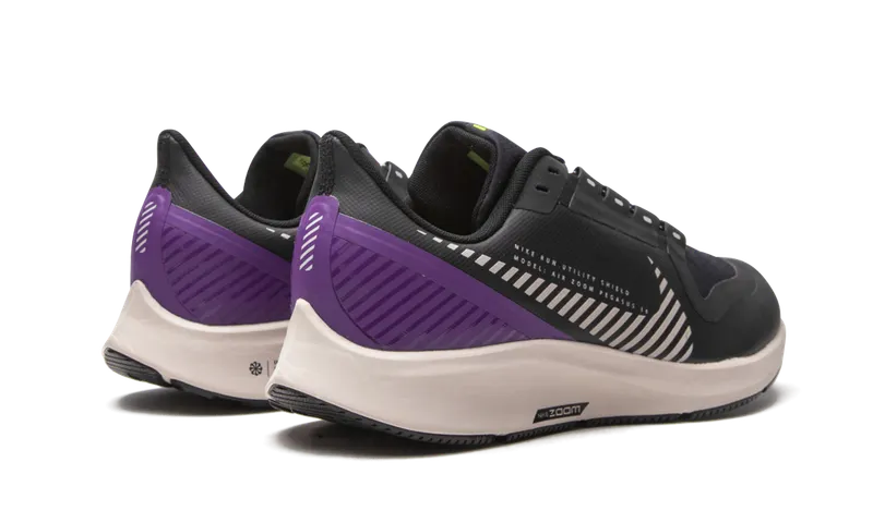 Nike Air Zoom Pegasus 36 Shield GS “Black / Purple” (BQ5705-001)