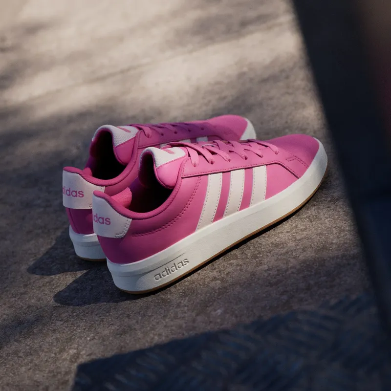 Adidas GRAND COURT 3.0 Shoes JUNIOR Pink Fusion / Wonder Quartz / Off White (HP3529)