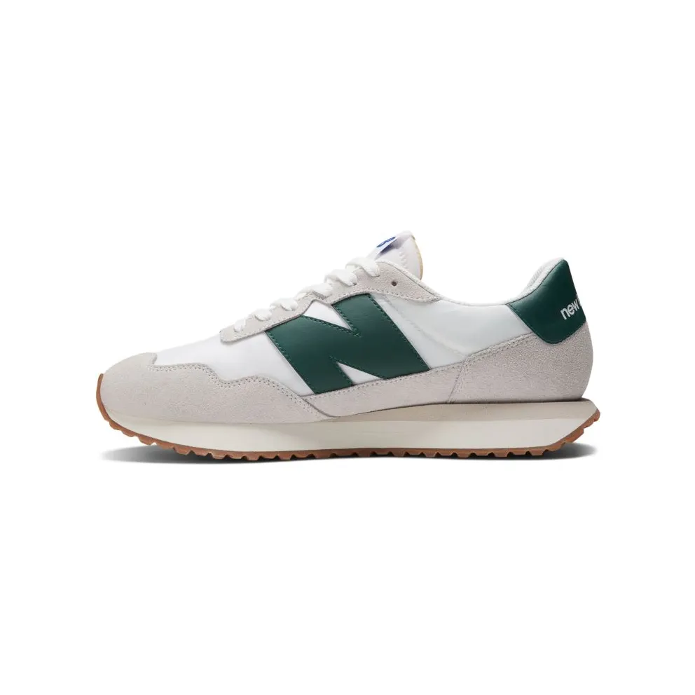 New Balance White & Green 237 (MS237RF)