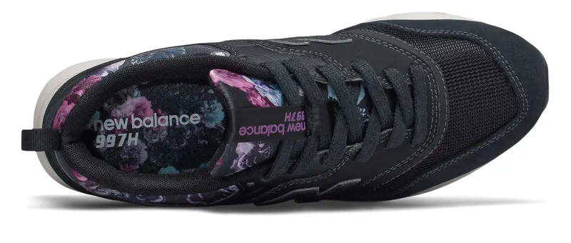 New Balance 997H Floral Black Purple (W) Black/Kite Purple (CW997HXG)