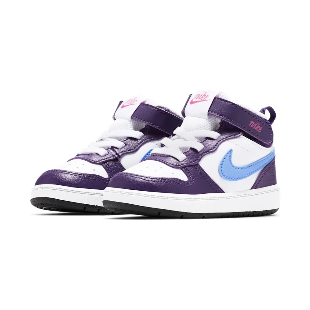 Nike Court Borough Mid 2 White Eggplant Royal Pulse (CD7784-106)