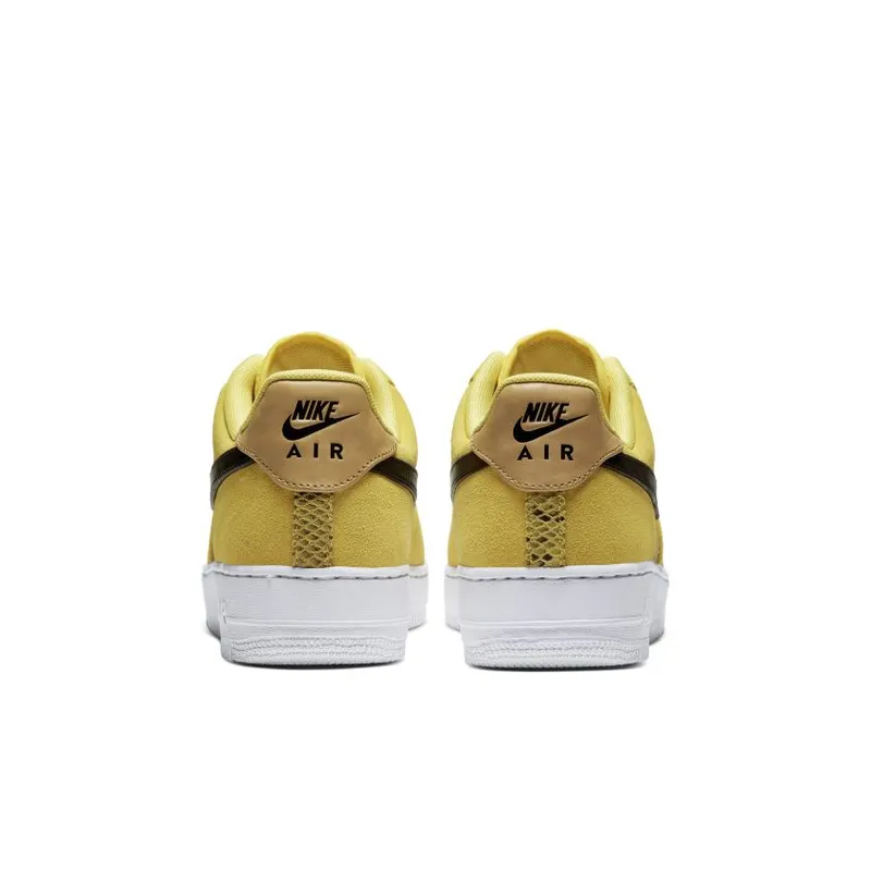 Nike Air Force 1 Low Yellow Snakeskin Yellow/Black-White (BQ4424-700)