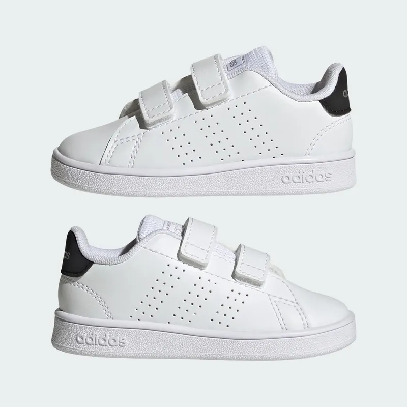 Adidas Advantage Lifestyle Court Two Hook-and-Loop Cloud White / Core Black / Silver Metallic (IG2545)