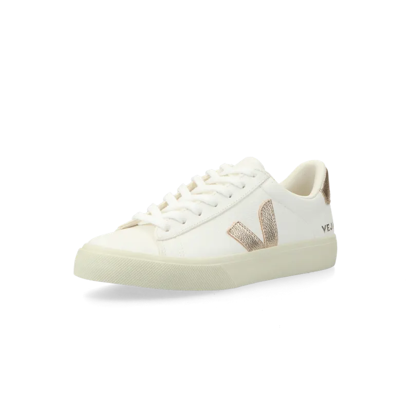 VEJA Campo Chromefree Leather (extra white / platine) – CP0503495