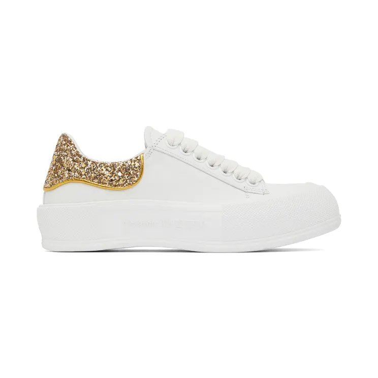 Alexander McQueen White Plimsoll Sneakers (702047WIABY)