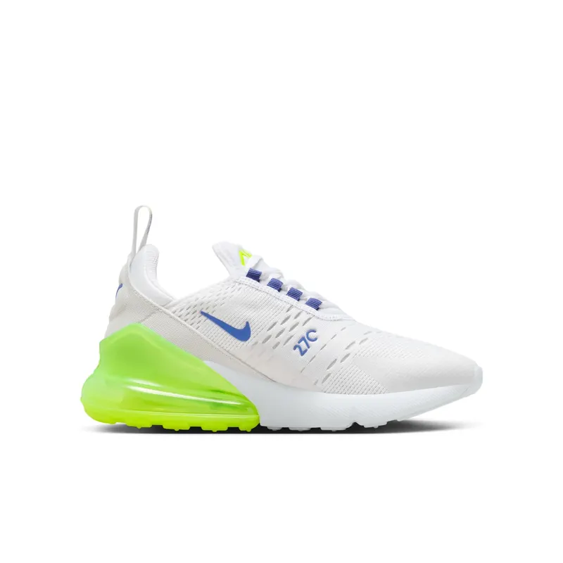Nike Air Max 270 White Volt Photon Dust Astronomy Blue (HJ9237-100)