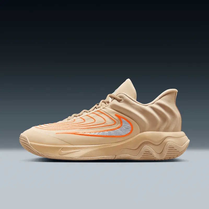 Nike Giannis Immortality 4 Light Khaki Alabaster Total Orange White (FQ3680-200)