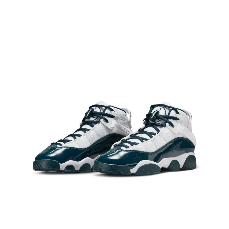Jordan 6 Rings White Metallic Gold Armory Navy (323419-147)