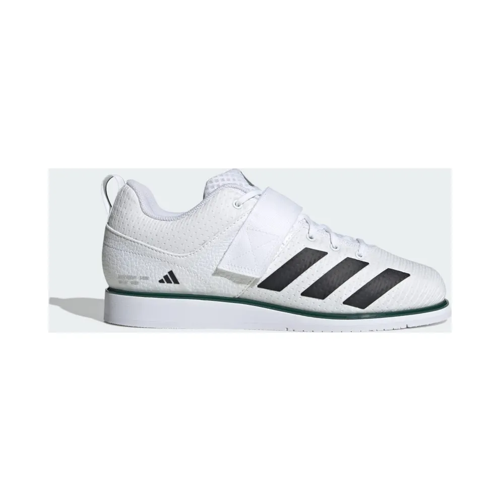 Adidas Powerlift 5 Weightlifting Cloud White / Core Black / Collegiate Green (IH8236)