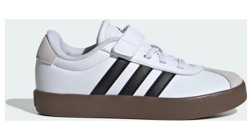 Adidas VL Court 3.0 Skateboardschoenen Kids Cloud White / Core Black / Grey One (ID9155)